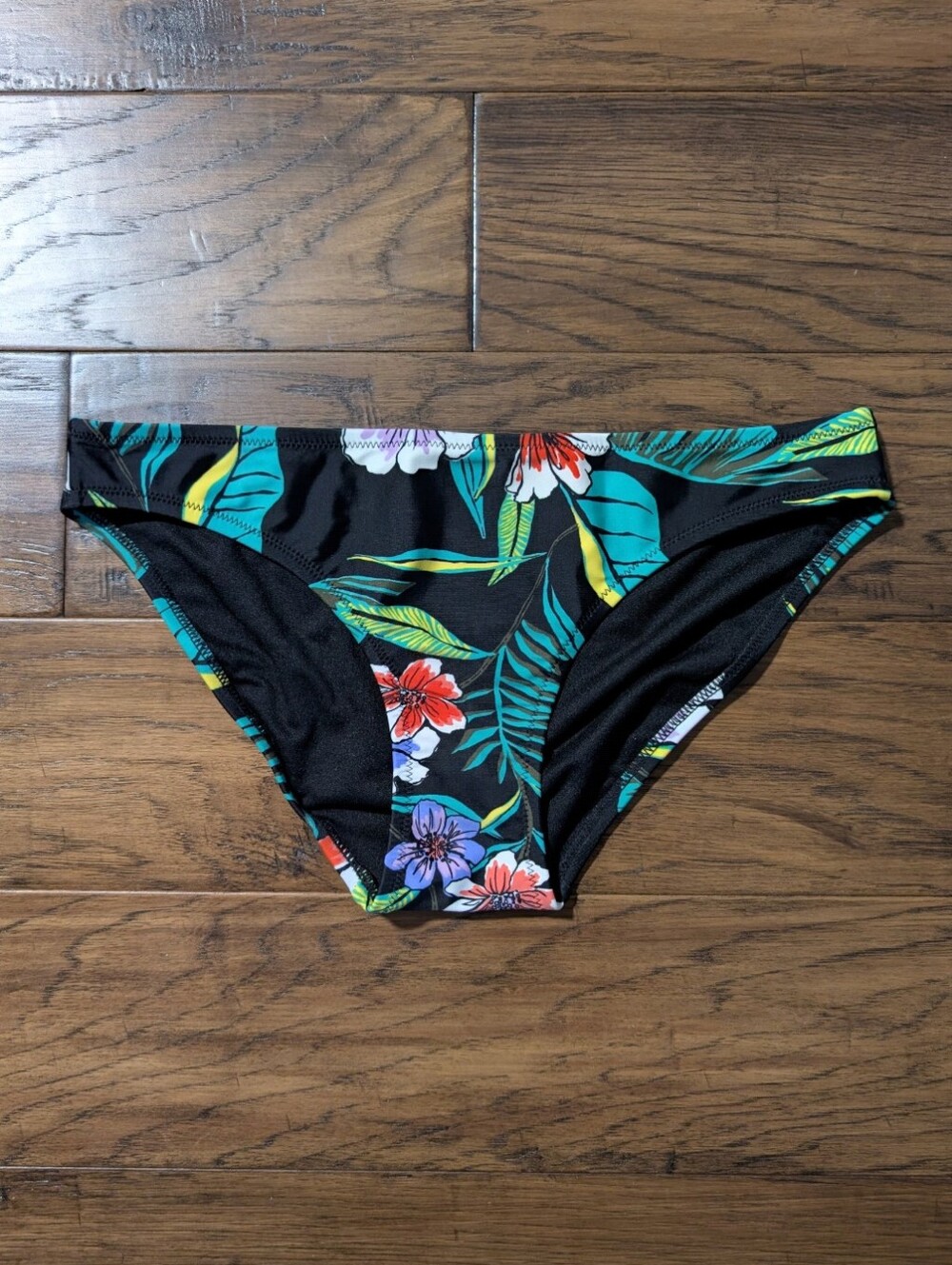 Old Navy classic bikini bottom tropical floral print size small